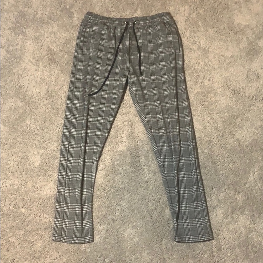 Plaid sweatpants